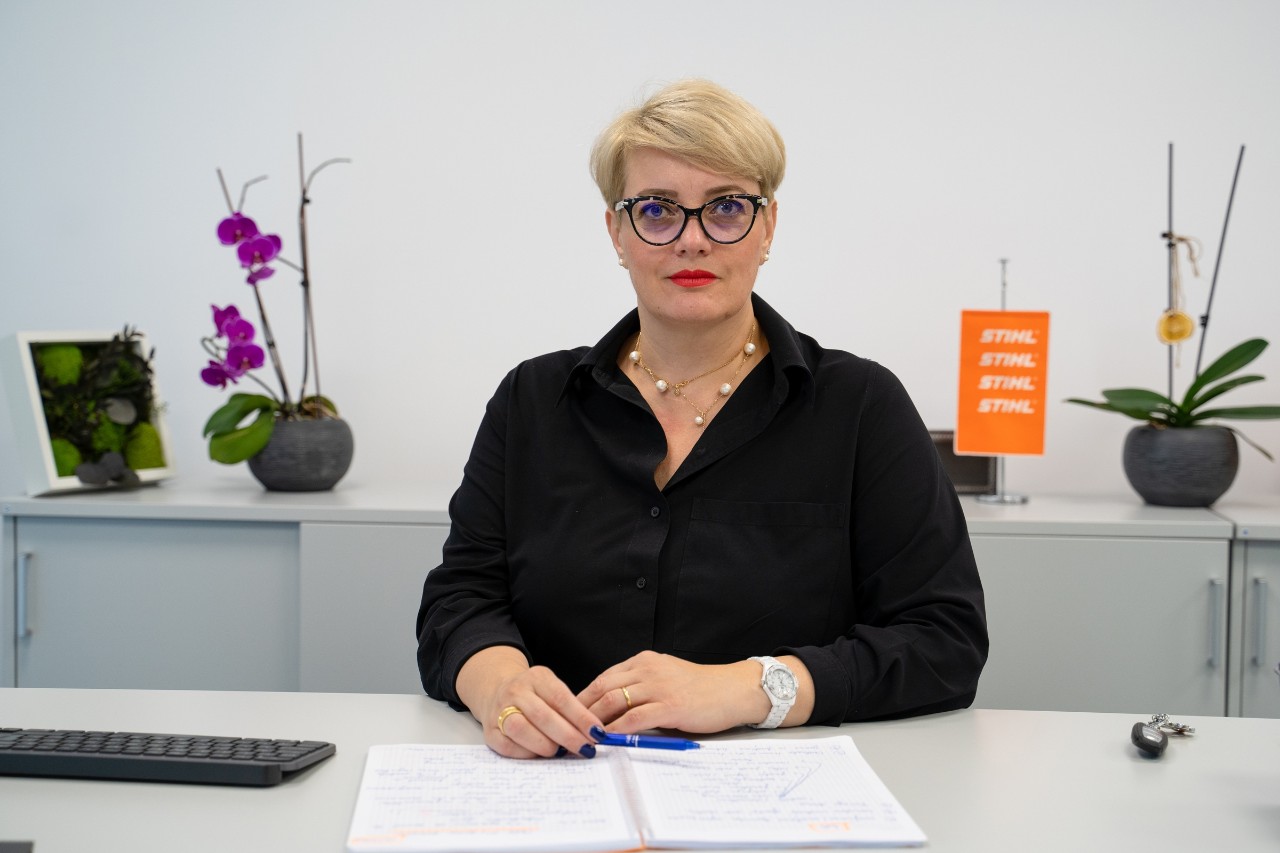 Simona Anca-Mantescu, generální ředitelka STIHL Rumunsko 